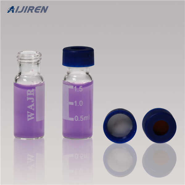 screw neck vial caps with writing space for wholesales Perkin Elmer